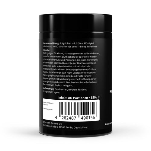 Booster Pré-treino Sabor Maçã - 520g