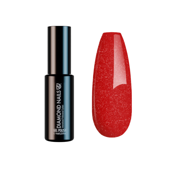 Gel Polish – Christmas Red (With Tiny Glitters) – DN136 – 4ml – HEMA Free