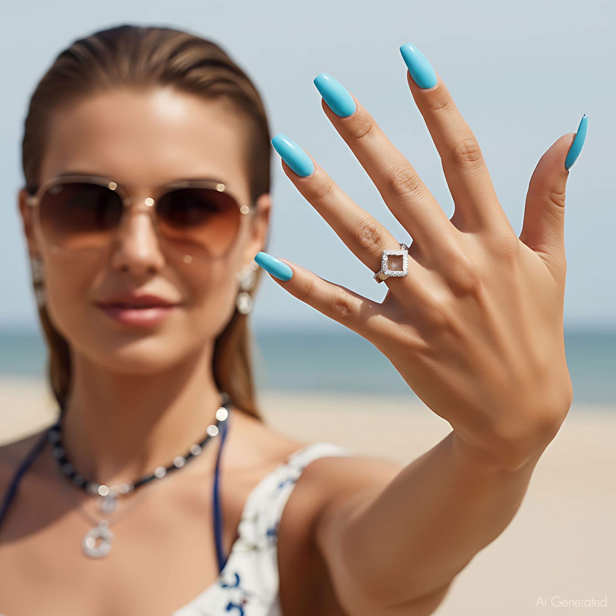 Gel Polish – Bleached Blue – DN188 – 4ml – HEMA Free