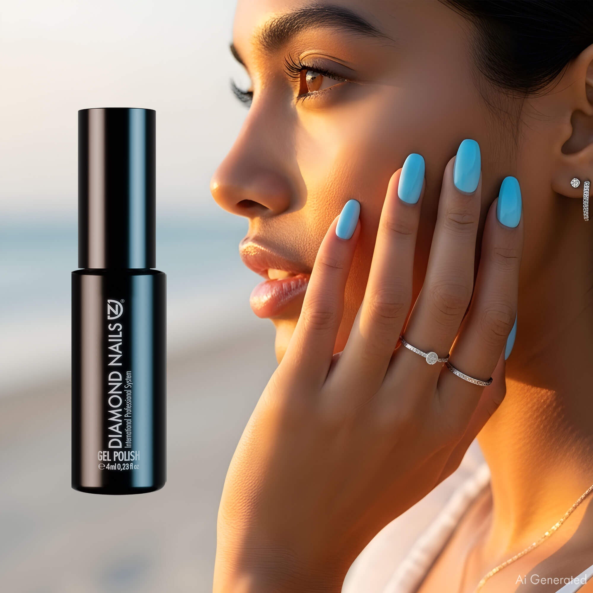 Gel Polish – Candy Blue – DN235 – 4ml – HEMA Free