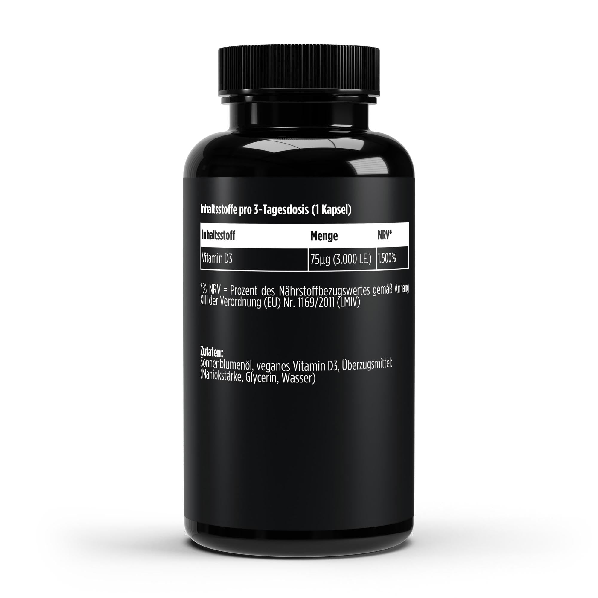 Vitamina D3 3.000 UI - 60 cápsulas